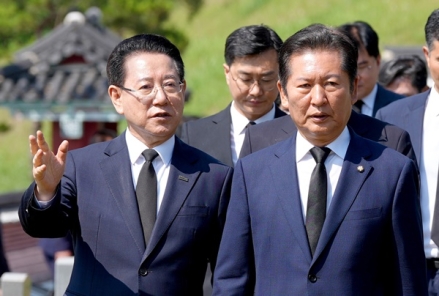 김영록 전남지사, 정청래 대표 선출 축하…“전남 핵심사업 탄력 기대”