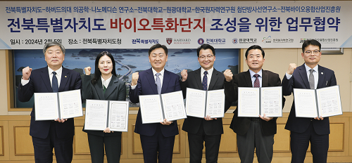 전북특별자치도, 하버드 의대 나노메디슨연구소와 협업