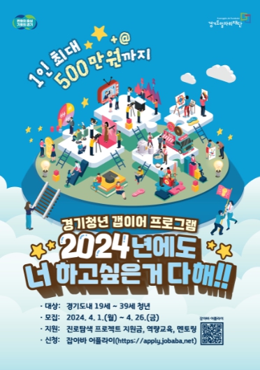 ‘경기청년 갭이어 프로그램’ 참여자 4월 1일 모집 시작