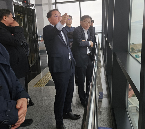 새만금 관심 기업 대상, 관광레저용지 현장 설명 실시