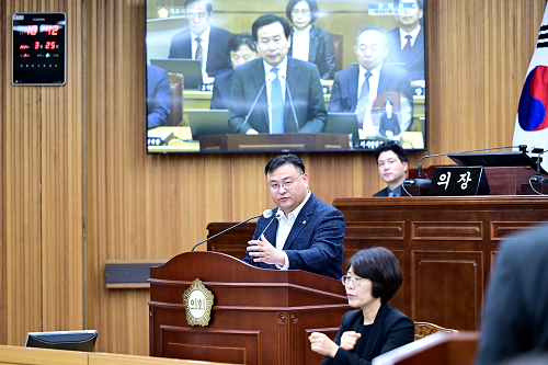 최원석 목포시의원, 임성지구 도시개발사업 지연으로 인한 재산권 침해 및 대책마련 요구
