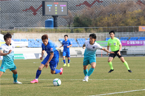 FC목포 축구단, K3리그 홈 개막전 1대0 승리로 축제의 장