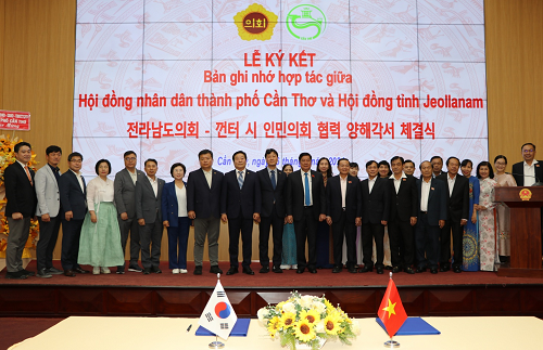 전라남도의회, 베트남 껀터시 인민의회와 업무협약 체결