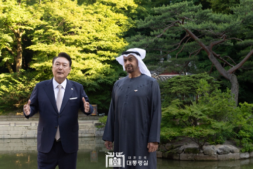 '모하메드'아랍에미리트연합국(UAE) 대통령 취임 이후 첫 국빈 방한