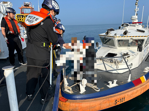 해경, 어선과 충돌 후 도주 의심 선박 검거