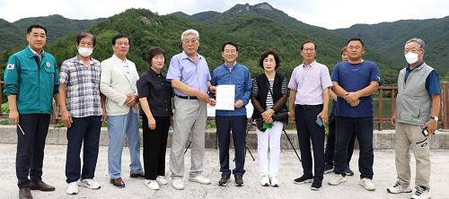 강진군, ‘홈골제’ 댐 개발 선정...총사업비 540억원 확보