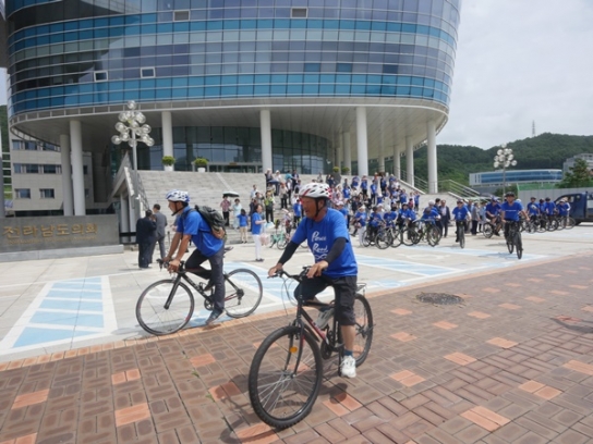 '2024 One Korea 피스로드 전라남도 통일대장정' 열기속 스타트
