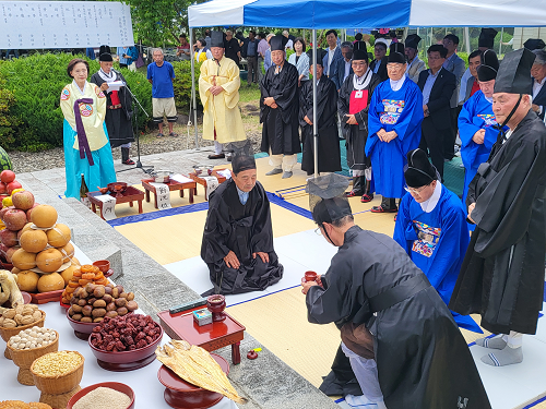 충무공 이순신 백의종군 기리는 숭모제례 봉행