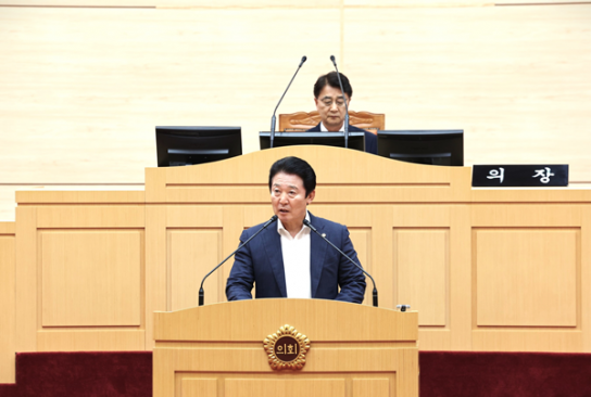 전경선 도의원, 일본의 역사 왜곡 규탄 및 욱일기 사용 금지 법제화 촉구