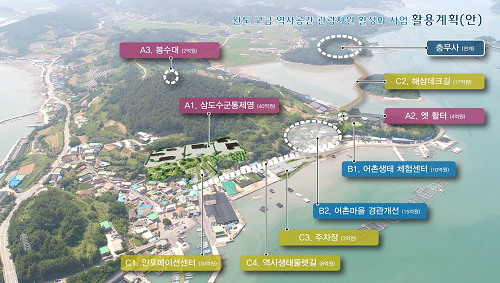 고금 역사공간 관광자원 활성화사업 대상지 조감도.png