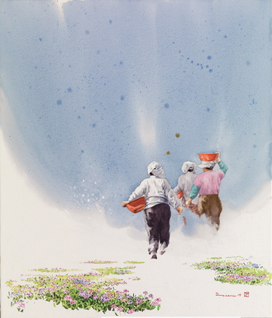 아침안개 watercolor on paper 75 x 64cm 2019.png