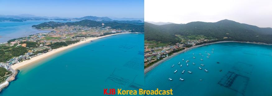 3년 연속 블루플래그 국제 인증을 받은 신지 명사십리 해수욕장 전경-horz.jpg