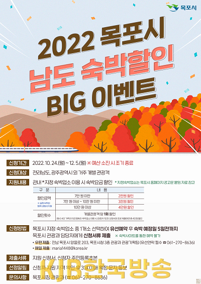 1.목포시, 숙박 할인으로 체류형 관광객 활성화 시도.png